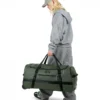 DUFFEL PACK WHEEL L TARP FOREST