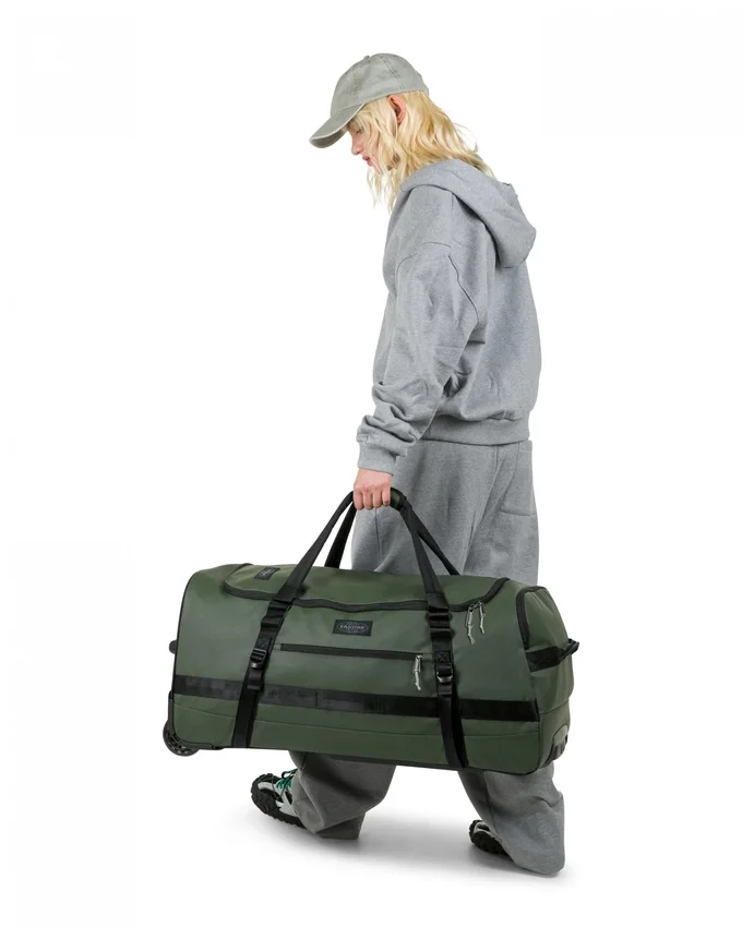 DUFFEL PACK WHEEL L TARP FOREST