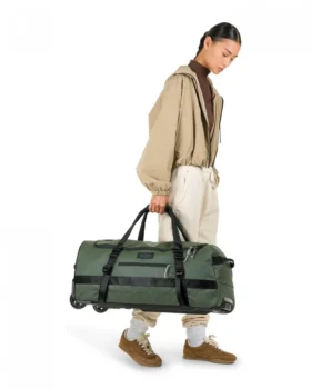 DUFFEL PACK WHEEL M TARP FOREST